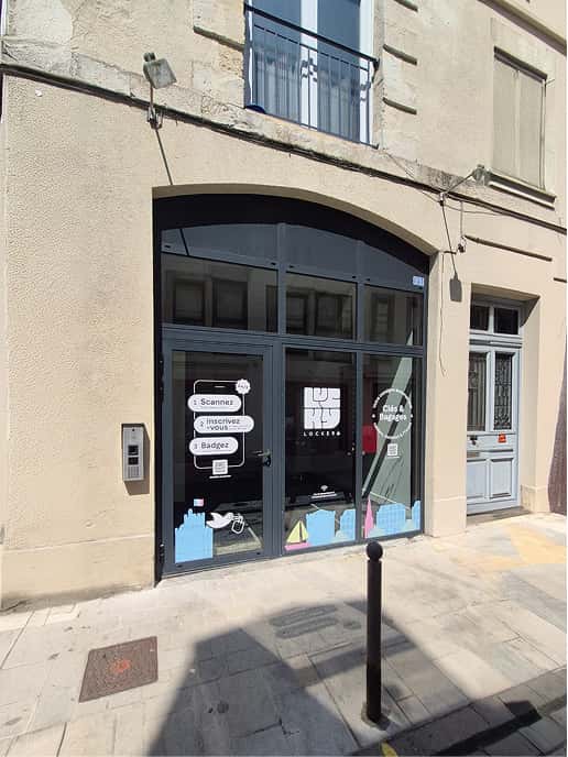 Vitrine Lucky Locker, La Rochelle Marché Central